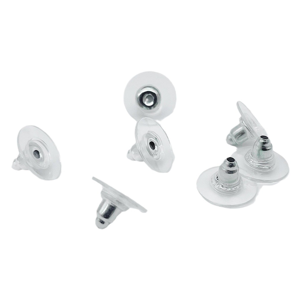 Tapones para los oídos estilo coreano placa de disco de acero inoxidable color preservado accesorios DIY de pendientes