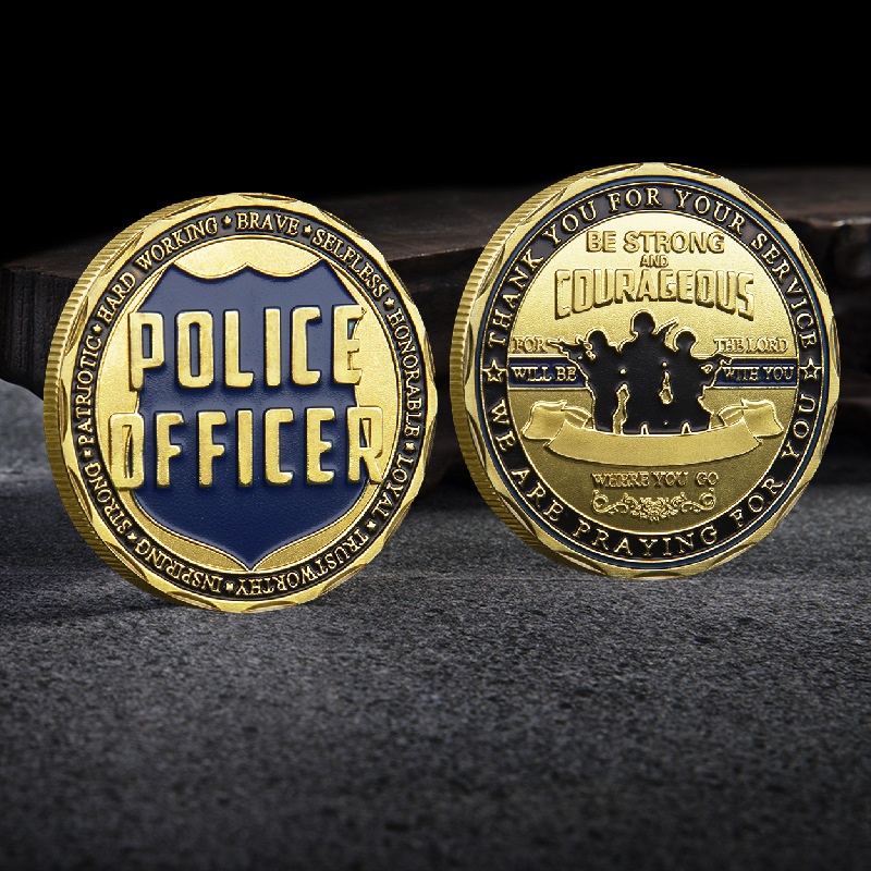 外国陆军特战队仿金纪念币 狙击手纪念章 收藏军迷仿金幸运币硬币