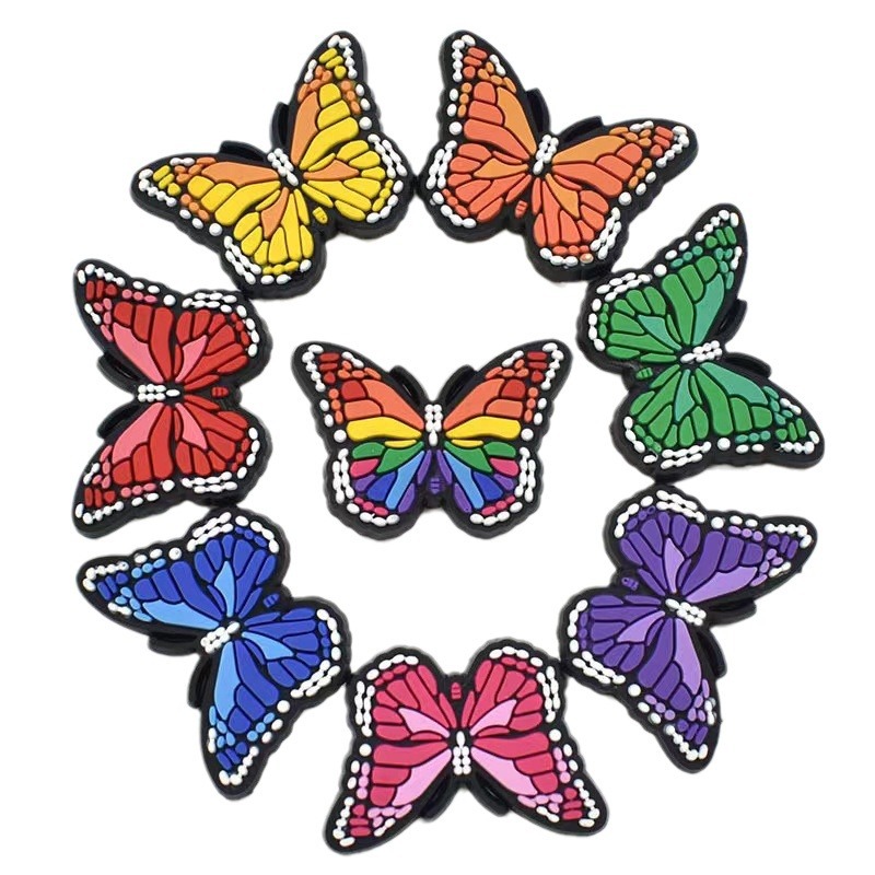 Ventas transfronterizas de botones de mariposa, botones de flores, botones de botones, botones de botones, botones de botones, botones de botones de botones