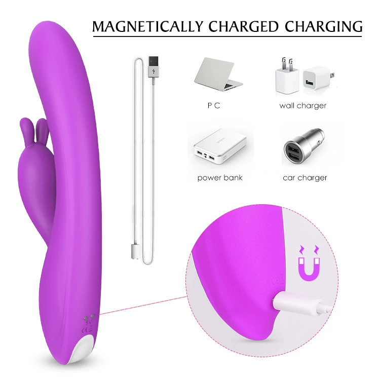  S095 Sugar Baby Rabbit Double-headed Vibrator Double-headed G-Spot Vibrator Sex Toys Dropshipping