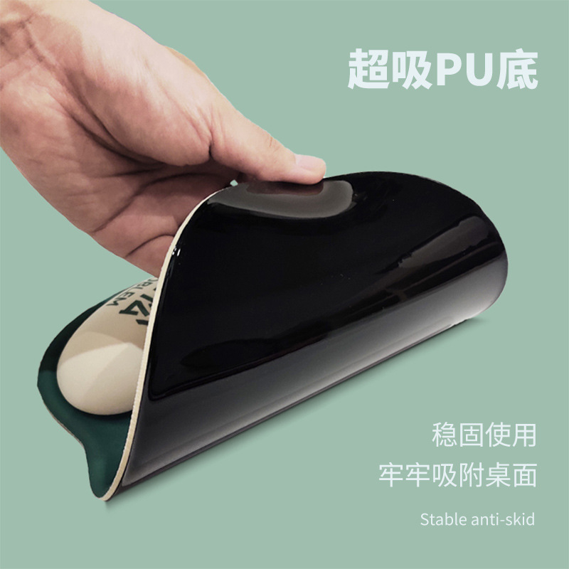 護腕鼠標墊 批發趣文字硅膠手枕墊硅膠墊 電腦禮品辦公腕托滑鼠墊