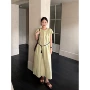 夏款序曲编织气质连衣裙