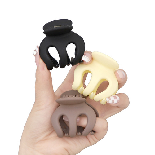 New style pumpkin clip grabber for women with high ponytail and small hairpin for hair, fixed balls, hair clip, headgear