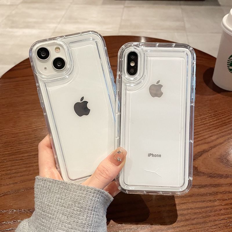 Material shock-absorbing airbag for Apple 15 mobile phone case anti-fall iPhone12/13/16pro transparent photo frame soft Material shock-absorbing airbag for Apple 15 mobile phone case anti-fall iPhone12/13/16pro transparent photo frame soft