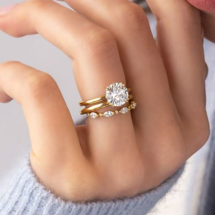 13g Weight Rings Classification 11, 5, 6 Ring Size 1 Set Quantity Casual, Street Occasion Alloy Material Geometric Pattern All Seasons Season Women's Gender Plating Design Classic Style Style 1 Set Classic Style Geometric Alloy Plating Women's Rings 30