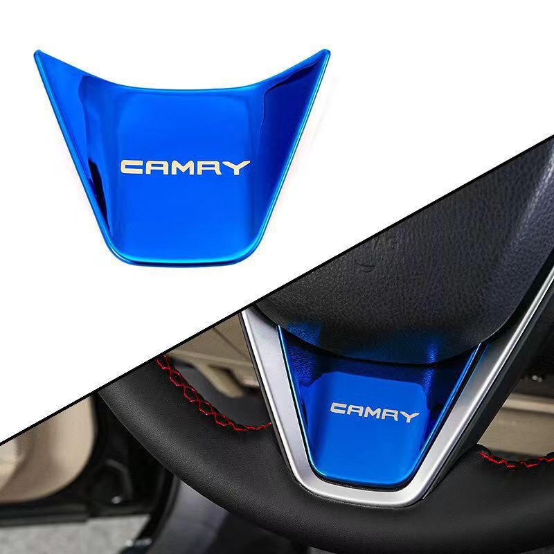 Kǎiměiruì – Steering Wheel Trim Car interior film - camry-8th-gen-steering-wheel-trim-blue-titanium