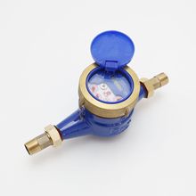 宁波旋翼式DN15全铜滴水冷水表 家用自来水4分丝扣水表