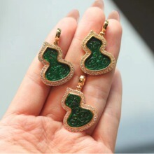 22x28mm��Ȼ�����J����s925���y僽��Ƕ�M���Gɫ����