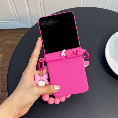 モトローラrazr50女性用携帯ケースinsシンプル50ultraクリエイティブ折り畳みスクリーン保護カバー