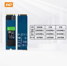 适用WD西数 绿盘 SN3000 1TB M.2 NVME固态硬盘