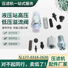 压滤机液压站泵站溢流阀高压溢流阀低压溢流阀拧紧式溢流阀厂家