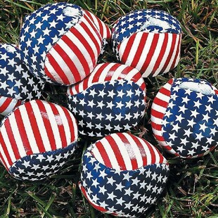 ɳ����Stars and Stripes Foot Bag Hacky Ball �Ǘl��ɳ���_��