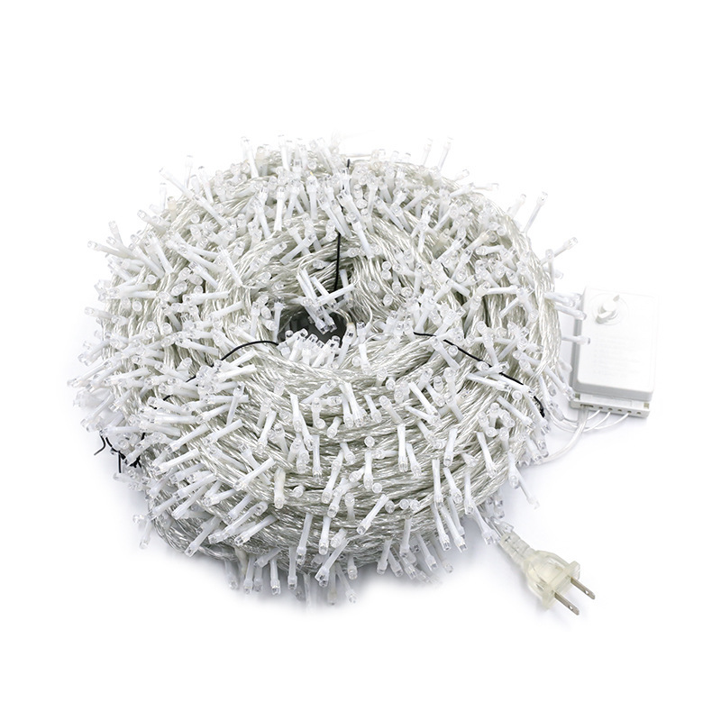 Plug-In estrellado luz de la secuencia de luz al aire libre impermeable vacaciones boda decoración de Navidad transfronteriza al por mayor luz de la secuencia