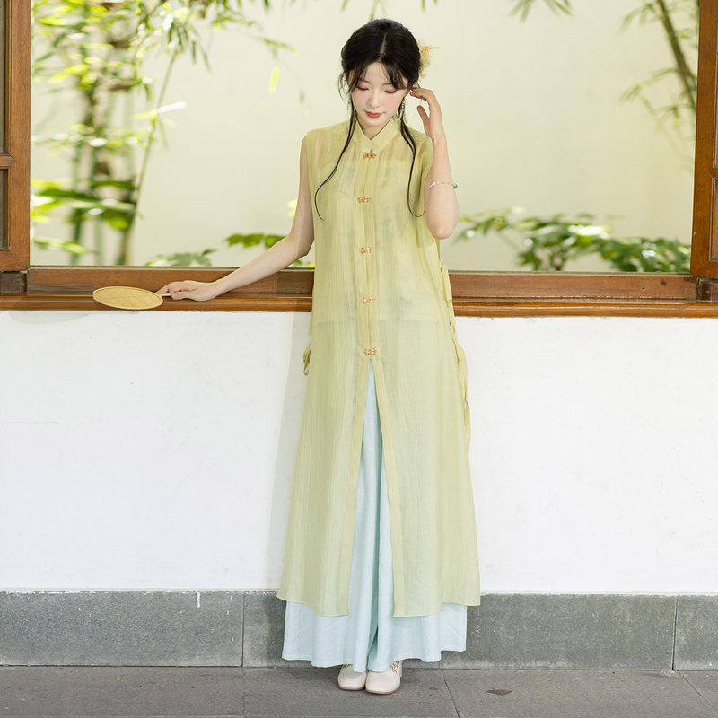 Zhiyutang [Mingzhi Series] Retro-style Modified Hanfu for Women, Summer Thin Version, Artistic Daily Ming Dynasty Outfit