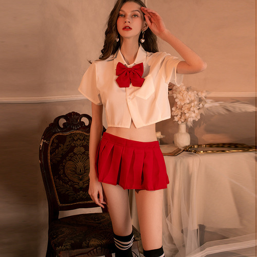 Winners new sexy underwear sexy jk uniform student women's hot sailor uniform pleated skirt short skirt suit