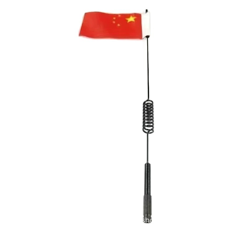 Моделирование восхождение украшение автомобиля металлическая антенна сигнальная линия настроение часть украшение красный флаг TRX4 SCX10 км2