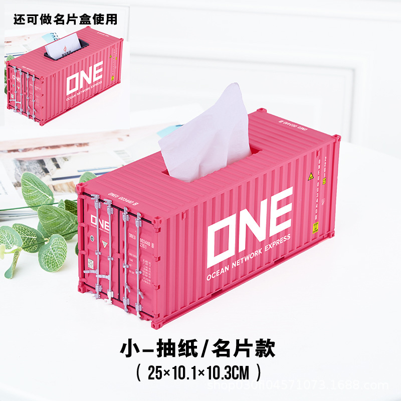 1-20 Adornos de simulación de modelo de contenedor de envío Contenedores de envío Desktop de oficina Logotipo personalizado Envío de carga Regalos de mano