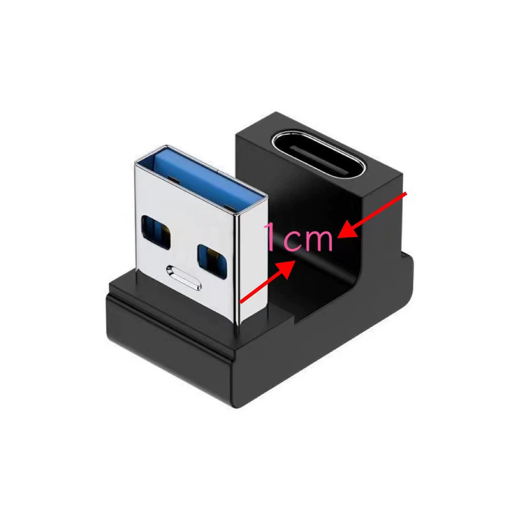 90-градусный локоть type-c USB3.0A мужской/type-c женский AM/CF поддерживает двухстороннюю подстановку функция OTG