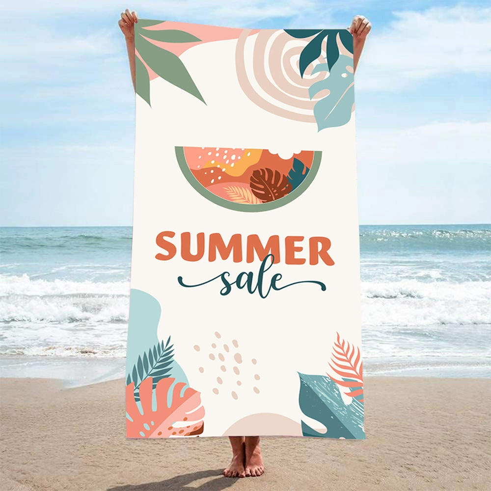 Quick dry double-sided beach cartoon cute bath towel, (Physicals), Amazon