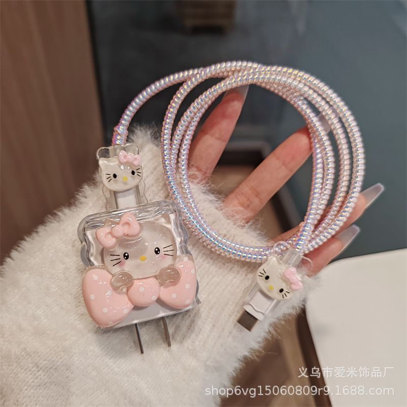 [핫스타일] 핑크KT [5종세트-큰머리1-작은머리2-보호로프1-스트랩1]