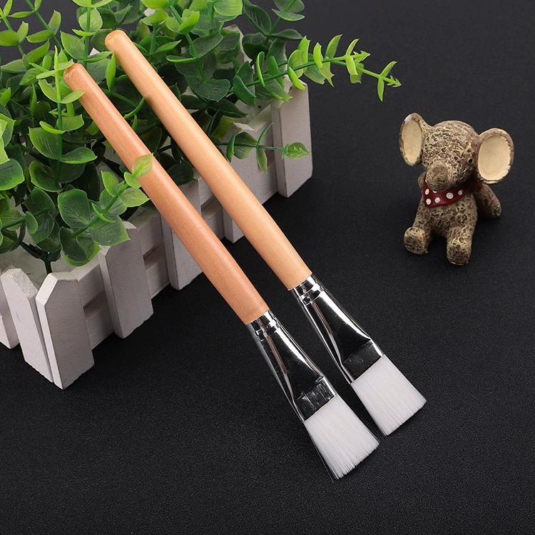 Face mask, cosmetic brush soft-bristled for face