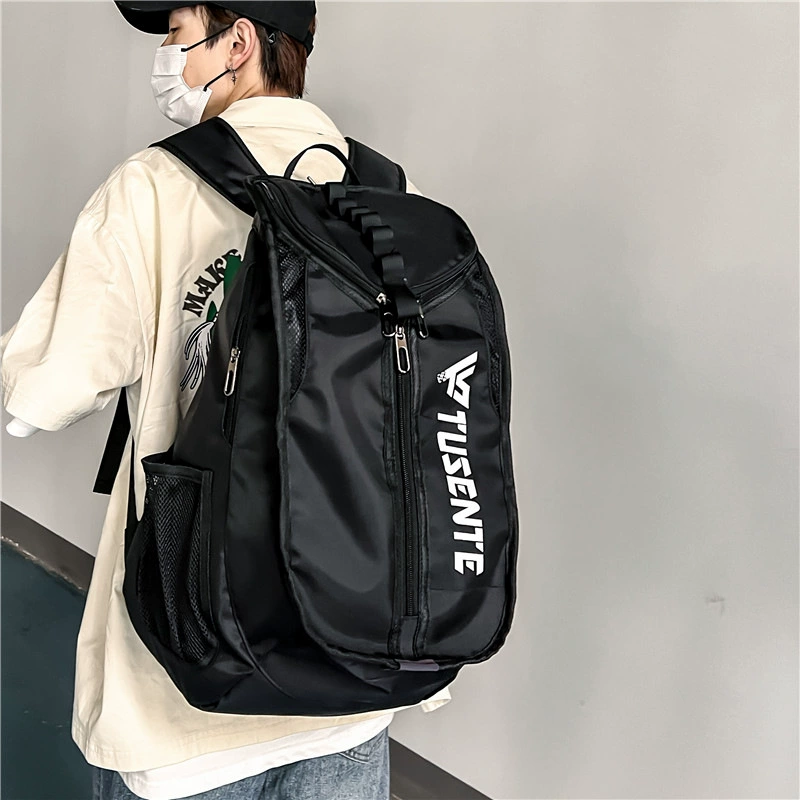 Capacious sports basketball universal backpack, laptop for traveling, school bag, Korean style