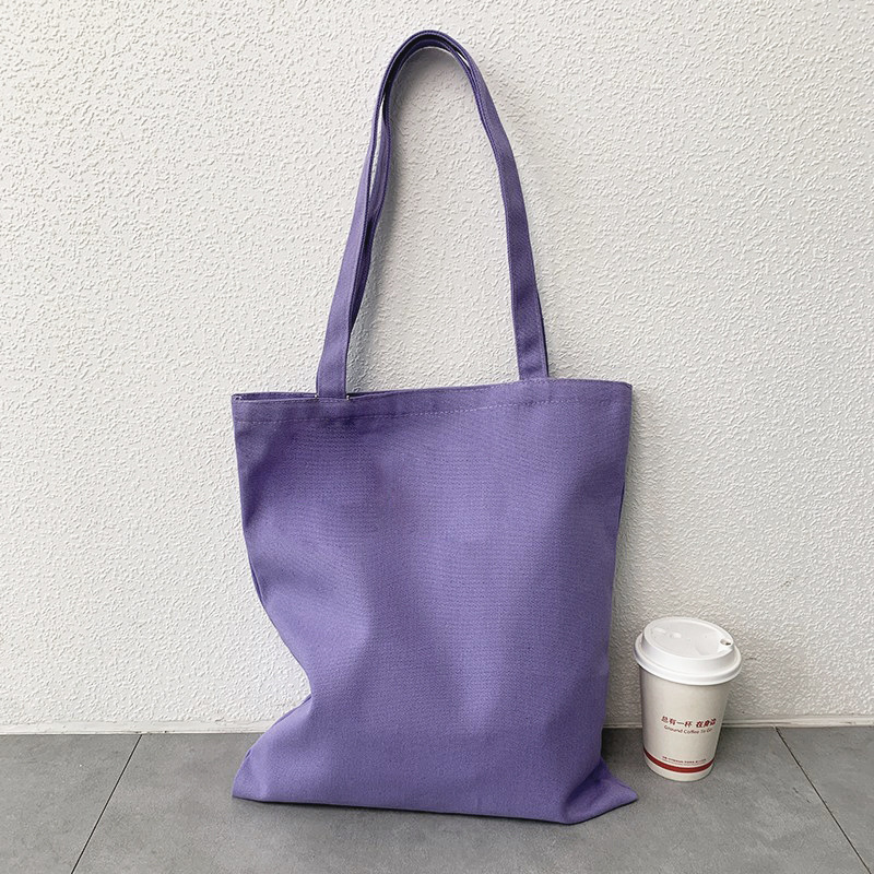 厚い空白の現物の黒い白い色のキャンバスバッグの文芸モデルの女性の肩の手描きのキャンバスバッグの印刷のlogo|undefined
