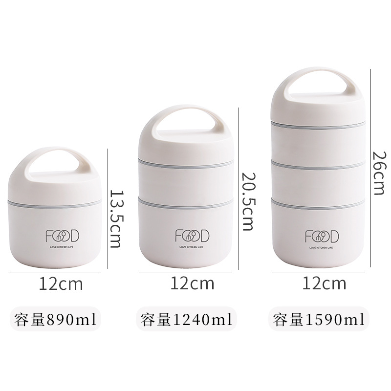 Lonchera Aislada de Acero Inoxidable 304 para Estudiantes, Tazón de Almuerzo Portátil, Lonchera Bento para Uso Doméstico, Olla para Sopa para Trabajadores de Oficina, Taza para Desayuno