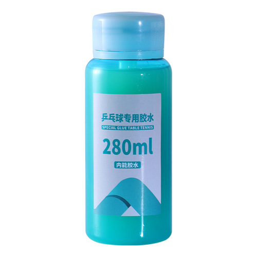 Hui Sheng Table Tennis 280ml Organic Glue with Fast Drying and Long-Lasting Adhesion, Comes with a Brush