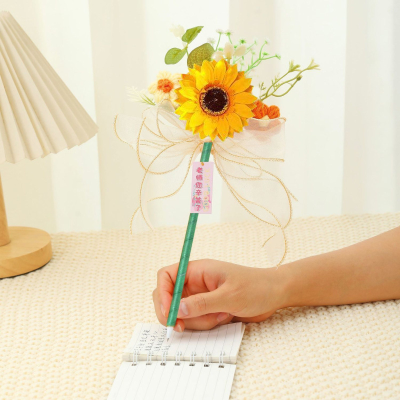教师节礼物2025新款送女老师高档实用向日葵永生花束幼儿园小学生|undefined