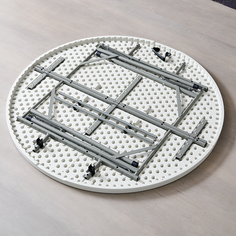 Mesa redonda plegable mesa de comedor de plástico redondo gran mesa de comedor mesa de mesa de comedor tabla plegable