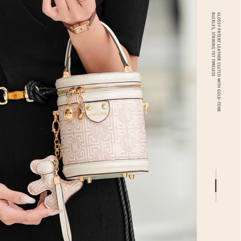 2025 nuevo bolso de cubo bordado de lujo ligero bolso de hombro portátil de viaje de todo fósforo para mujer bolso de mensajero portátil de gran capacidad