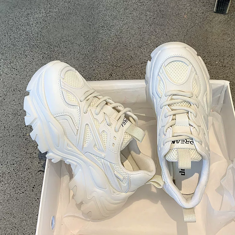 Дышащие туфли Torre, женские модные 2023, новые удобные повседневные кроссовки кибер-знаменитостей на толстой подошве, повышенные кроссовки