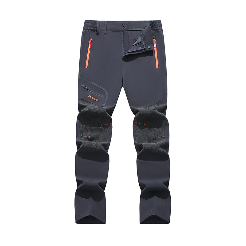 Men's Outdoor Winter Waterproof Fleece-Lined Thick Softshell Windproof Thermal Fleece Warm Hiking Skiing Pants Men's Outdoor Winter Waterproof Fleece-Lined Thick Softshell Windproof Thermal Fleece Warm Hiking Skiing Pants