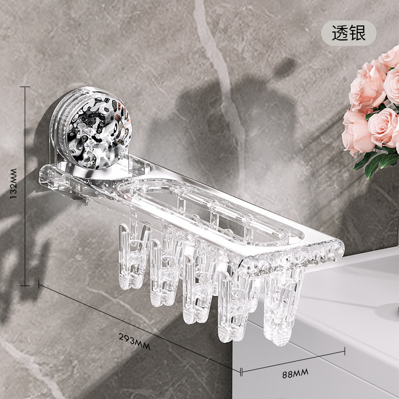 Vipers plegable calcetines estante de almacenamiento sin agujeros perforación ropa interior doméstica ropa interior múltiples clips estante de secado artefacto