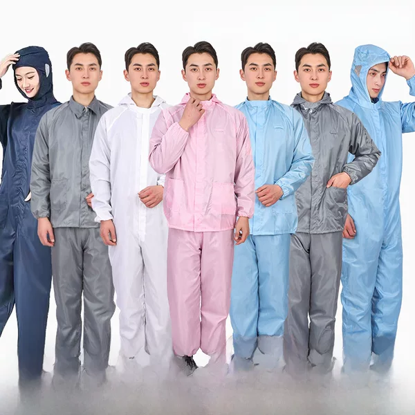 Anti-Static Jumpsuit, Breathable Work Clothes, Dust-Proof Suit, Food Factory Dust-Proof Suit, Split Anti-Static Suit