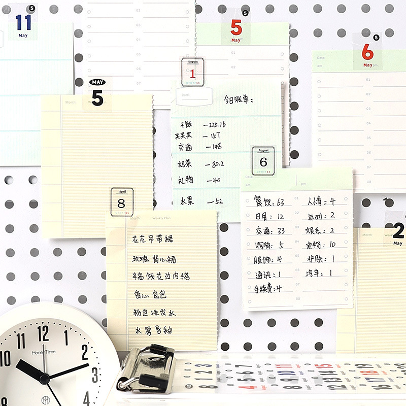 Pegatinas impermeables transparentes para mascotas 365 días de fecha pegatinas transfronterizas de etiquetas transparentes de fecha