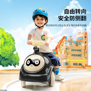 2024 new 1-3 year old children's scooting car for boys and girls baby can sit and slide children's toy car