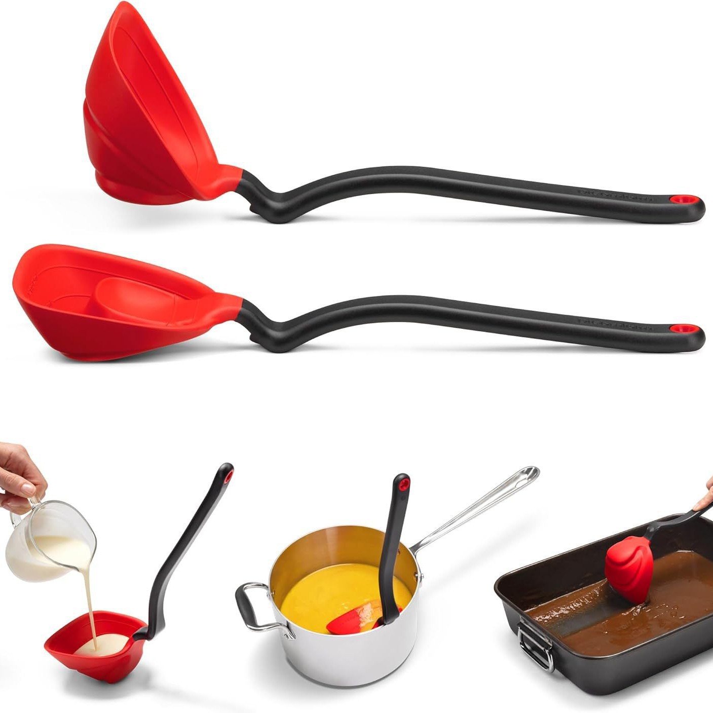 Amazon's innovative new Fladle Fold-Flat Space-Saving folding flat design spoon