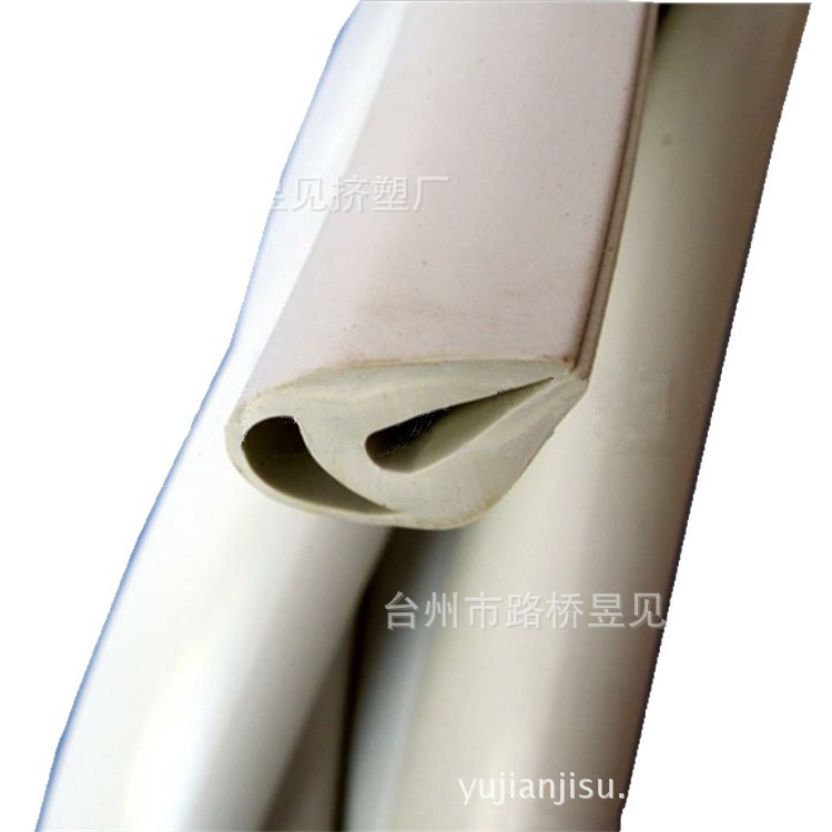 Productos de extrusión de plástico PVC tira de plástico sellado de borde tira de revestimiento de PVC perfil resistente a la corrosión