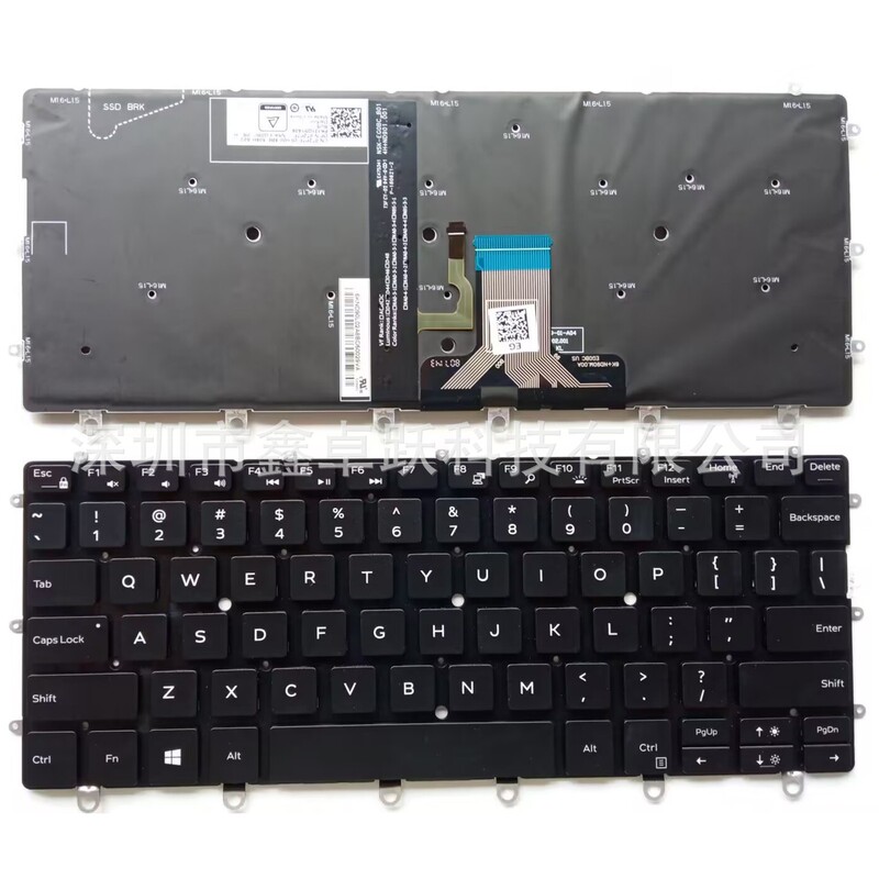For Dell DELL XPS 13-9365 2-in-1 P71G P71G001 Laptop Keyboard