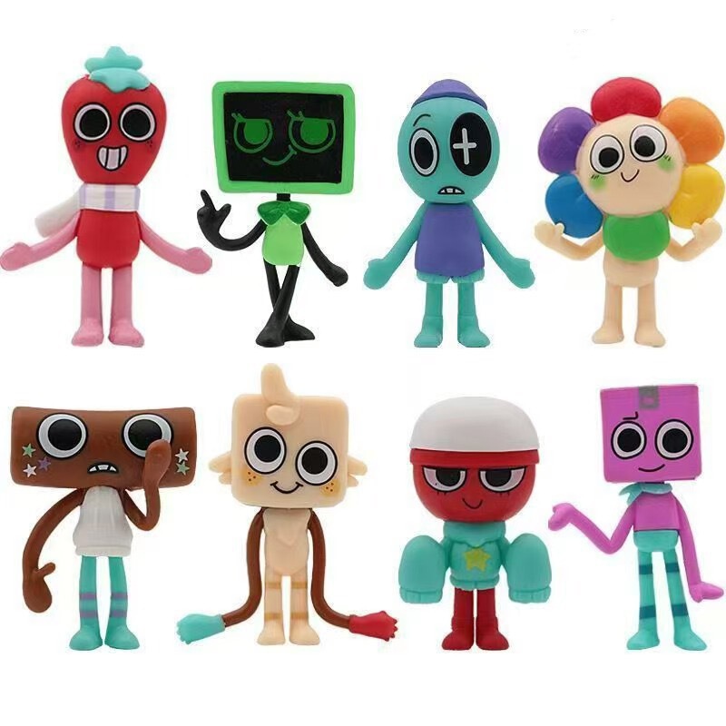 Cross-Border 12 Models of 8 Dandy's World Hand-Made Dolls 6-8cm Sunflower Lily Magician Game Doll Cross-Border 12 Models of 8 Dandy's World Hand-Made Dolls 6-8cm Sunflower Lily Magician Game Doll