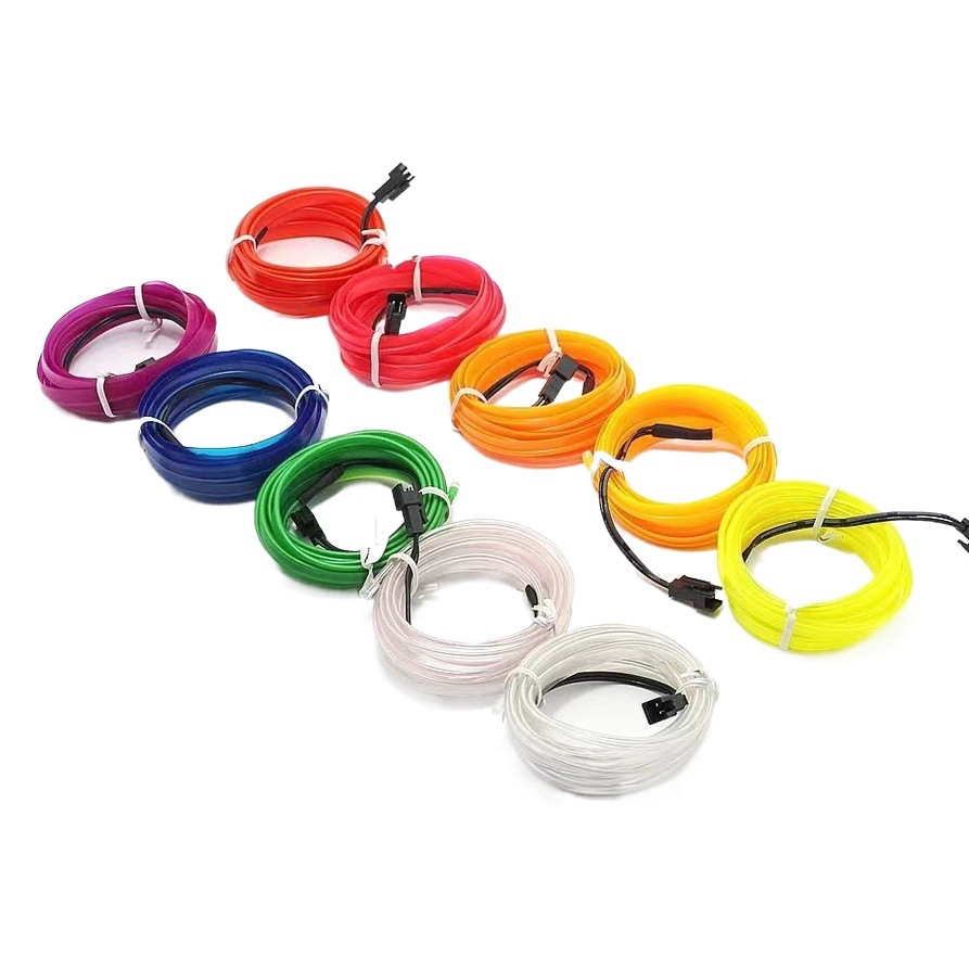 Coche faro interior del coche LED barra de luz USB atmósfera luz fría coche suministros modificación cableado libre tira de luz