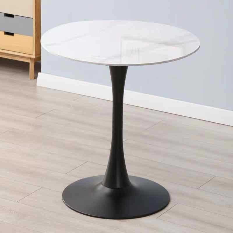 Snow mountain white + black tulip (high-quality slate)