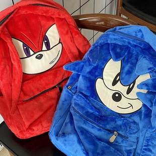 2023 New Large Capacity Student Schoolbag Sonic Kid Hedgehog Mouse Backpack Couple Backpack