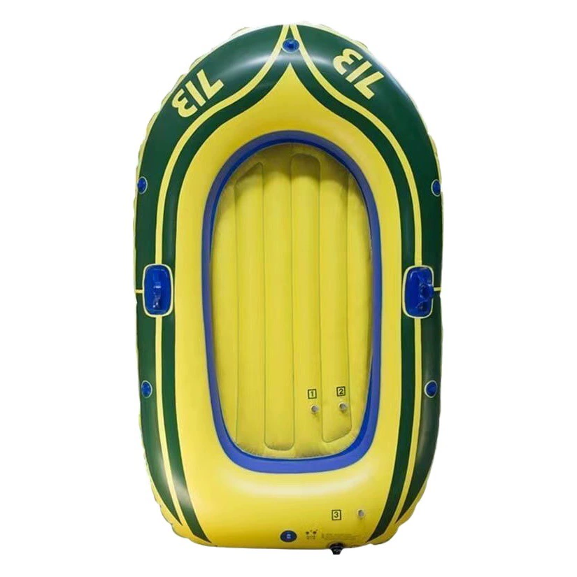 Двойной одиночный каяк, износостойкая рыболовная Лодка на воздушной подушке, Спасительная рыбацкая лодка, штурмовая лодка, утолщенная надувная лодка, рыбацкая лодка