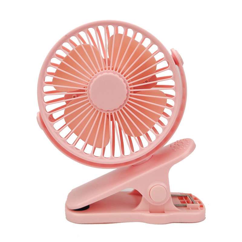Ventas directas de fábrica Ventilador de clip USB Mini ventilador de clip pequeño silencioso Modelo de carga Clip de dormitorio sin escobillas Ventilador pequeño