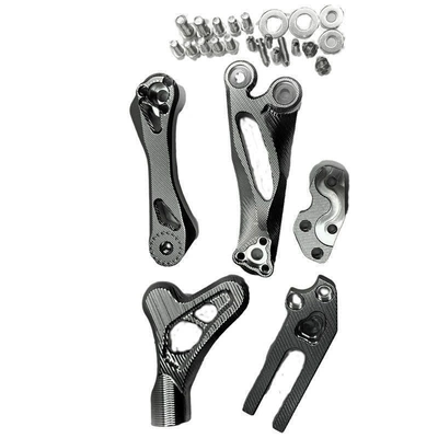 Electric vehicle fender: Universal Mudguard for Yibaike - fender-bracket-black-set-of-5