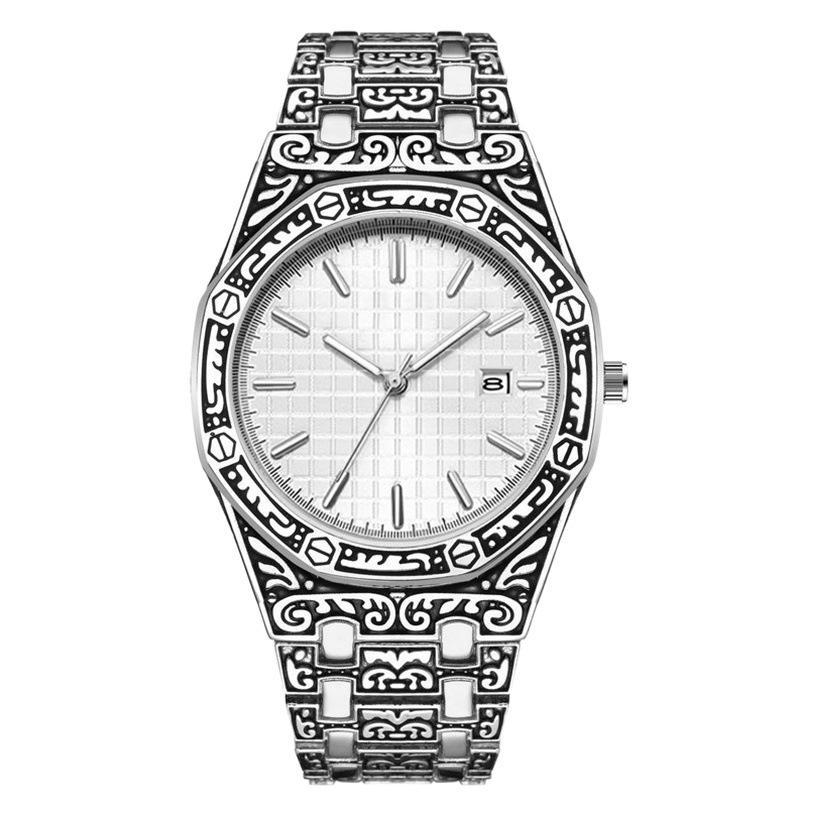 Cross-border popular reloj de los hombres octagonal clásico famoso reloj luminoso personalidad de la moda de negocios de moda