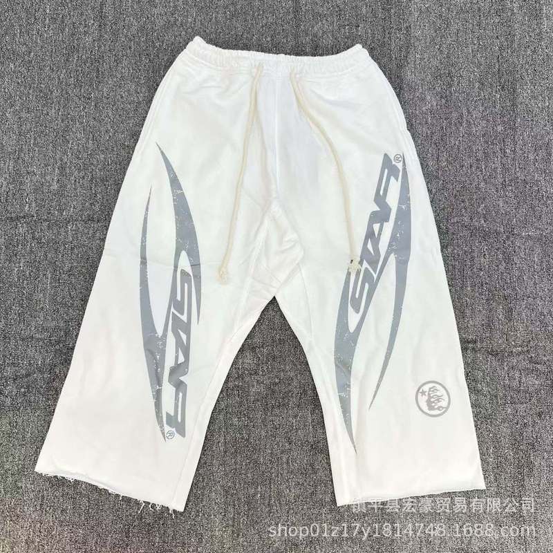 25SS新型アメリカンカラー洗水フード付きの男性と女性の上着のtシャツのジーンズの5分のズボン|undefined